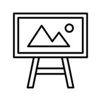 Painting Line Icon vector