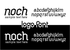 Vector Lettering or Font Style for logo design black and white