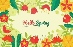 Spring Floral Background vector