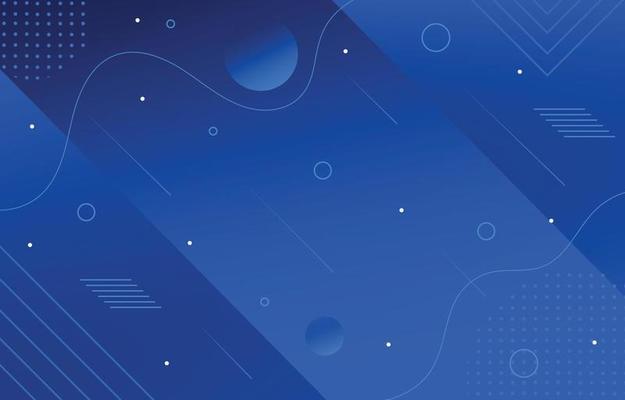 Blue Geometric Abstract Background
