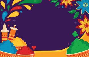 Colorful Holi Festival Background vector