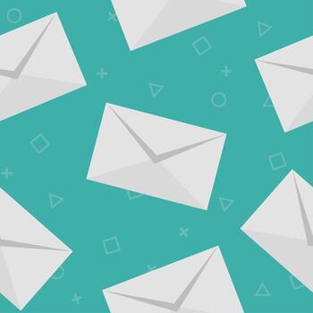 Mail pattern seamless blue. vector pattern seamless geometric repeat background