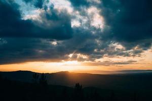 epic sunset sky photo