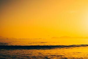 sunset at the beach photo