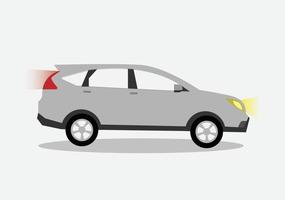 Car suv flat design vector illustration