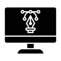 Web Vector Design Glyph Icon