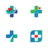 vector de plantilla de logotipo médico de salud