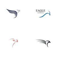 eagle logo vector illustration design template - vector