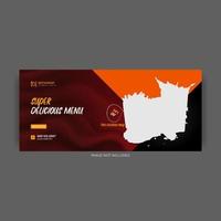 MODERN SOCIAL MEDIA POST AND WEB BANNER vector