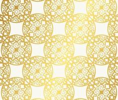 Gold Lines Ornament Geometric Seamless Pattern vector