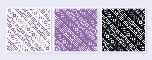 Collection of seamless ornamental ethnic patterns vector