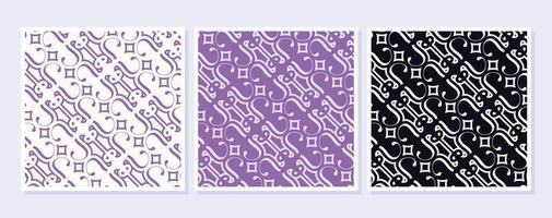 Collection of seamless ornamental ethnic patterns vector