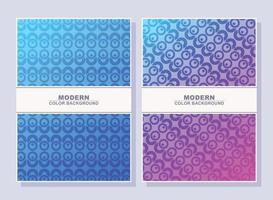 Abstract colorful minimal covers pattern design vector