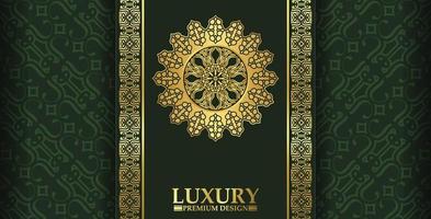 Luxury mandala background concept Design vector