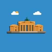 Brandenburg Gate, Berlin Germany landmark building vector