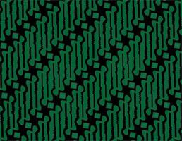 vector graphic design batik pattern from Indonesia. black and green color texture. designs for printing on fabrics, covers and graphic needs. modern templates.