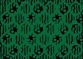 vector graphic design batik pattern from Indonesia. black and green color texture. designs for printing on fabrics, covers and graphic needs. modern templates.
