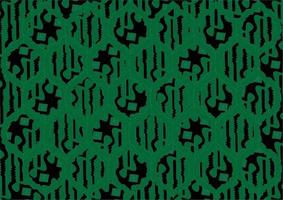 vector graphic design batik pattern from Indonesia. black and green color texture. designs for printing on fabrics, covers and graphic needs. modern templates.