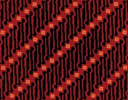 vector graphic design batik pattern from Indonesia. black and red color texture. designs for printing on fabrics, covers and graphic needs. modern templates.