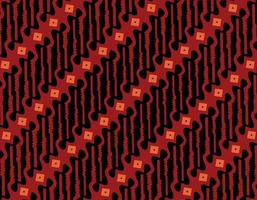 vector graphic design batik pattern from Indonesia. black and red color texture. designs for printing on fabrics, covers and graphic needs. modern templates.