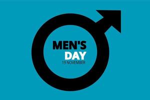 international men's day celebration illustration vector
