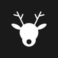 Christmas reindeer pattern vector