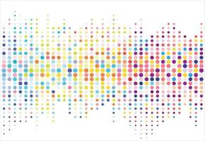 Abstract colorful halftone texture dots pattern. vector