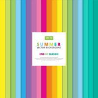 Summer colorful striped vertical line pattern vector