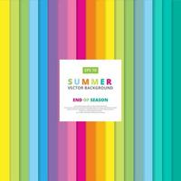 Summer colorful striped vertical line pattern vector