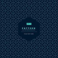 abstract pattern square octagon and circle light blue on dark background with hexagon label copy space, vector
