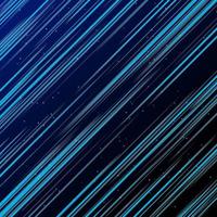 Abstract technology blue laser rays light and lighting effects diagonally on dark background. vector