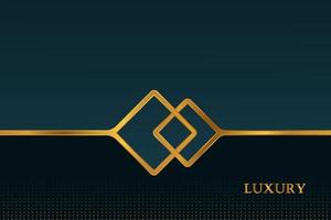 Abstract background with golden ring and ornament background. Luxury and modern vector background.