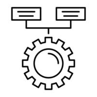 Logic Line Icon vector