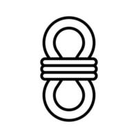 Knot Line Icon vector