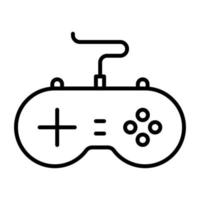 Gamepad Line Icon vector