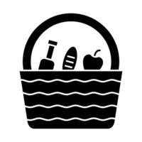 Picnic Glyph Icon vector