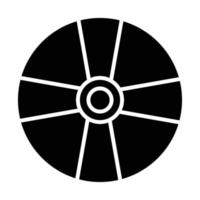 icono de glifo de cd vector