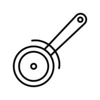 Cutter Line Icon vector