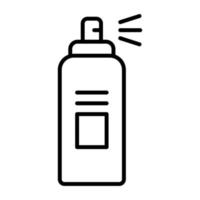 Spray Line Icon vector