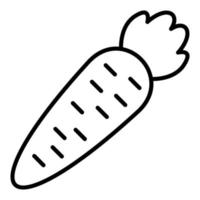 Carrots Line Icon vector