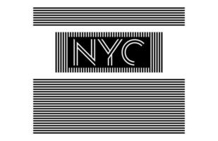 NYC Stripped Background Graph... vector