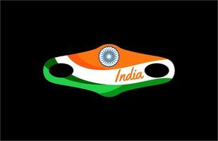 Scuba Mask INDIA Flag vector ...