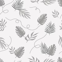 beautiful seamless pattern of palm background vector