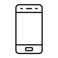 Smartphone Line Icon vector