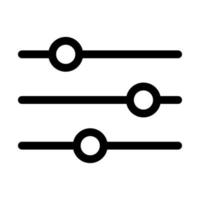Filter Line Icon vector