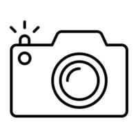 Camera Line Icon vector