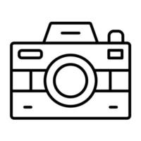 Camera Line Icon vector