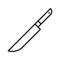 Knife Line Icon vector