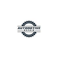 automotive logo template in white background vector