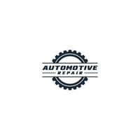 automotive logo template in white background vector